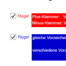 Addieren und Subtrahieren ganzer Zahlen (Ma 7)