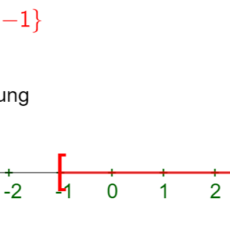 Lösungsmenge von Ungleichungen (Ma 7)