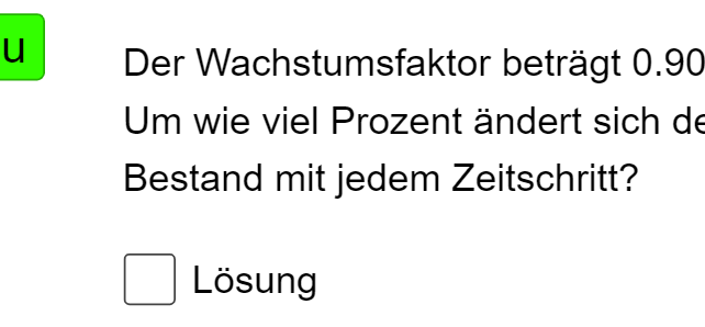 Prozentuale Änderung und Wachstumsfaktor (Ma 10)