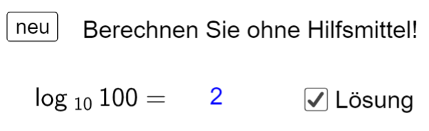 Ü Logarithmus ermitteln (Ma 10)