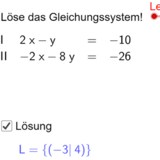 Ü Additionsverfahren (Ma 8)