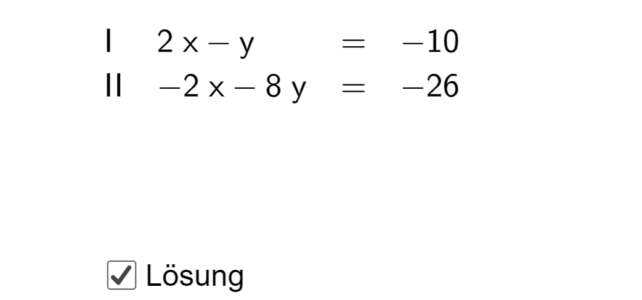 Ü Additionsverfahren (Ma 8)