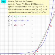 Graph durch zwei Punkte (Ma 10)