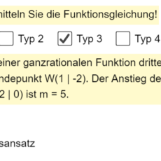 Rekonstruktion von Funktionen (Ma 11)