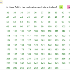 Zahl „erraten“ (Grundschule)