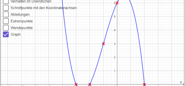 Vollständige Untersuchung ganzrationaler Funktionen (Ma 12)