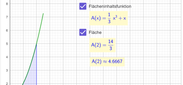 Ü Flächeninhaltsfunktion (Ma 12)