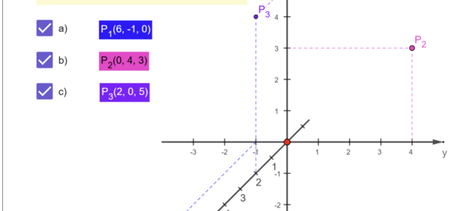 Punkte in Koordinatenebenen ermitteln (Ma 13)