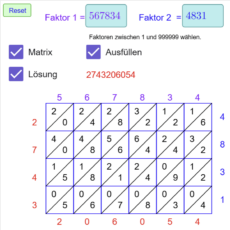 Gittermultiplikation(Ma 3)
