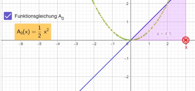 Flächeninhaltsfunktion ermitteln (Ma 12)