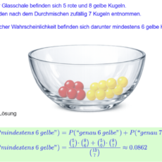 Hypergeometrische Verteilung  (Ma 11)